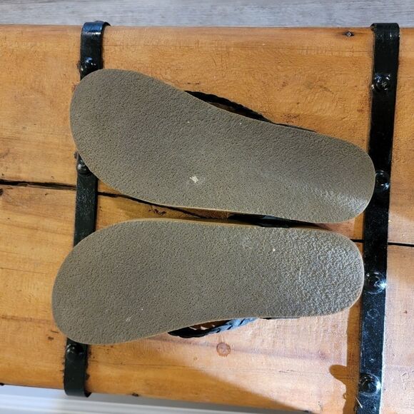 Sanuk “SHE LOUNGY BRAID” Leather Sandal size 10 - Picture 5 of 6
